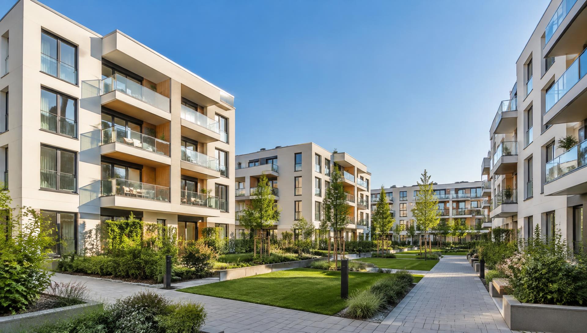 Cartier nou de apartamente cu spații verzi